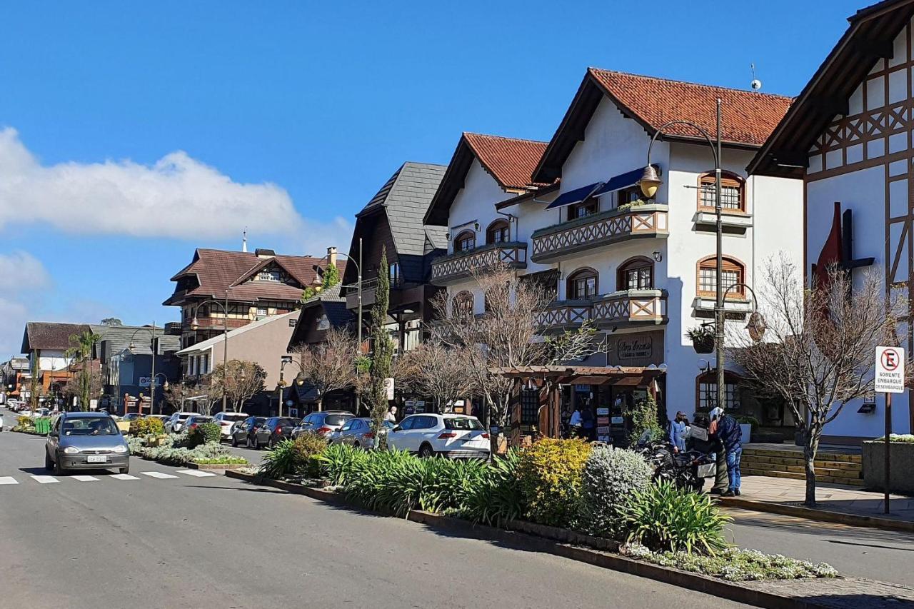 Ap. De 4 Quartos Com Ar A 150M Da Rua Coberta Gramado Exteriör bild